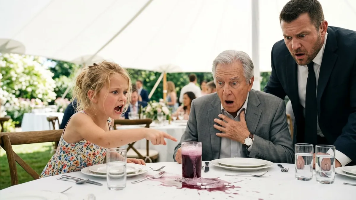 A Little Girl Knocked Over A Billionaire’s Drink Before Anyone Noticed The Foam