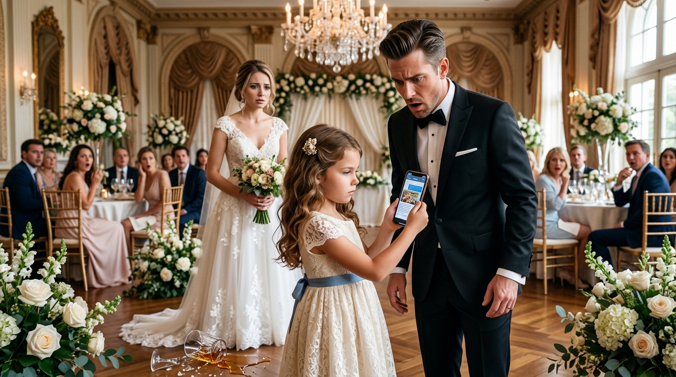 A Little Girl Knocked the Glass Away at the Ring Ceremony… Then Everyone Learned Why