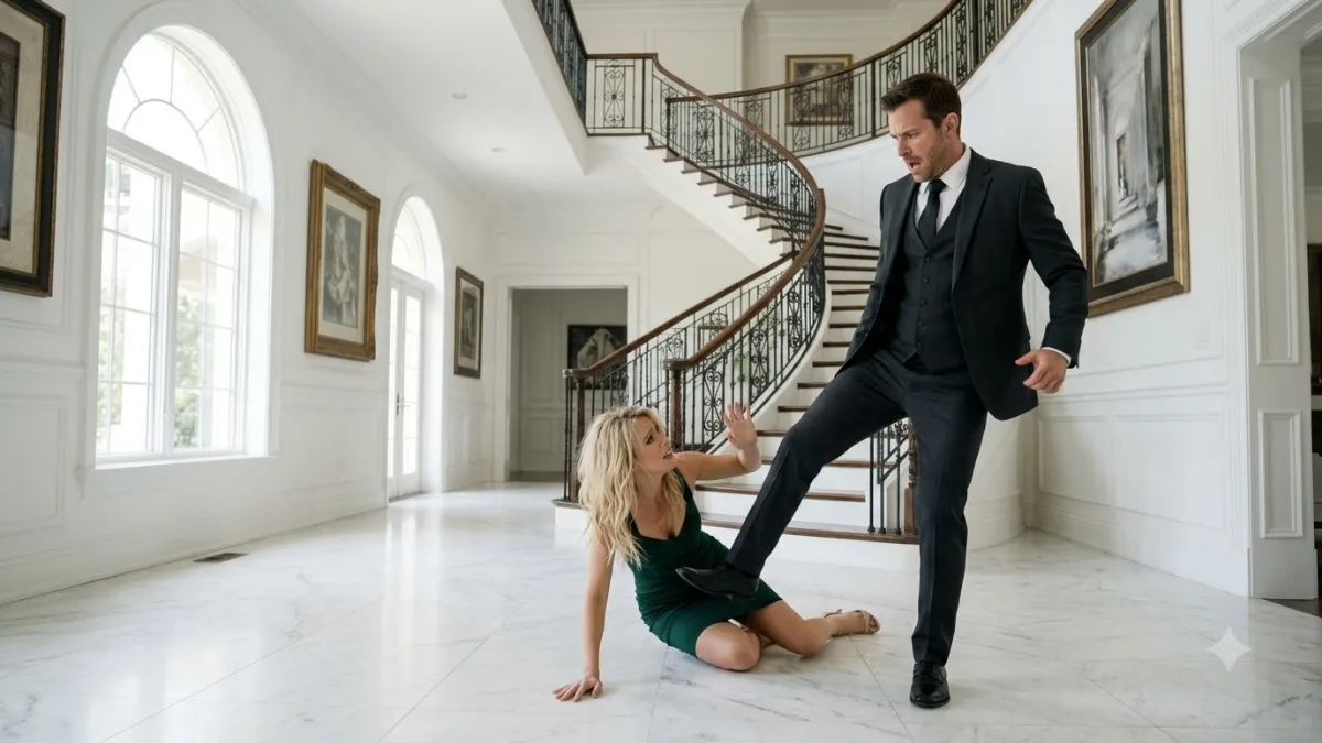An Arrogant Heiress Forced A Maid To Kneel Until The Estate Owner Arrived