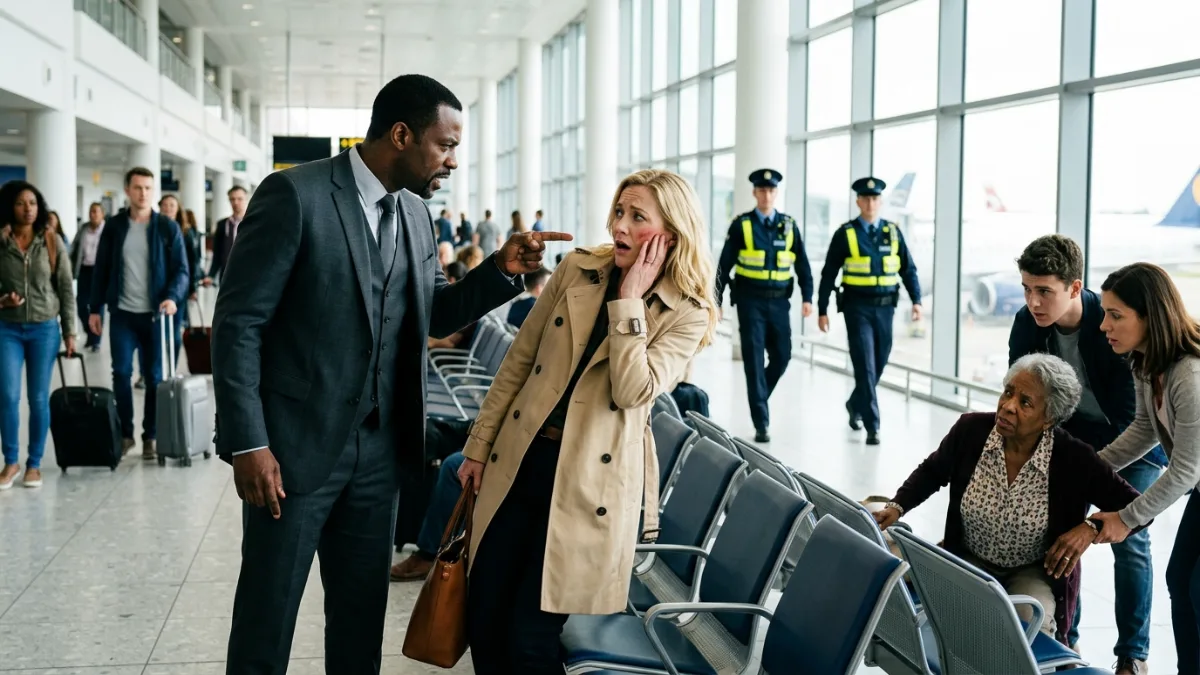 An Arrogant Woman Shoved My Mother At The Airport Gate