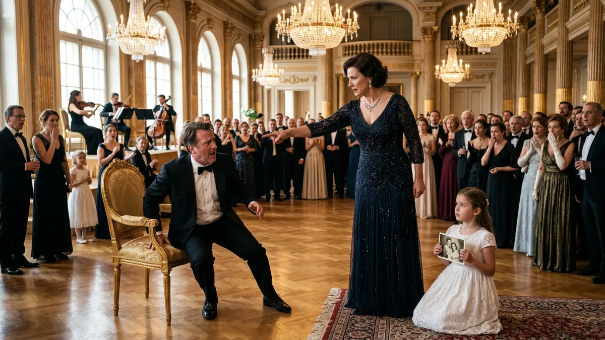 Arrogant Father Slaps Daughter Unconscious At Charity Gala
