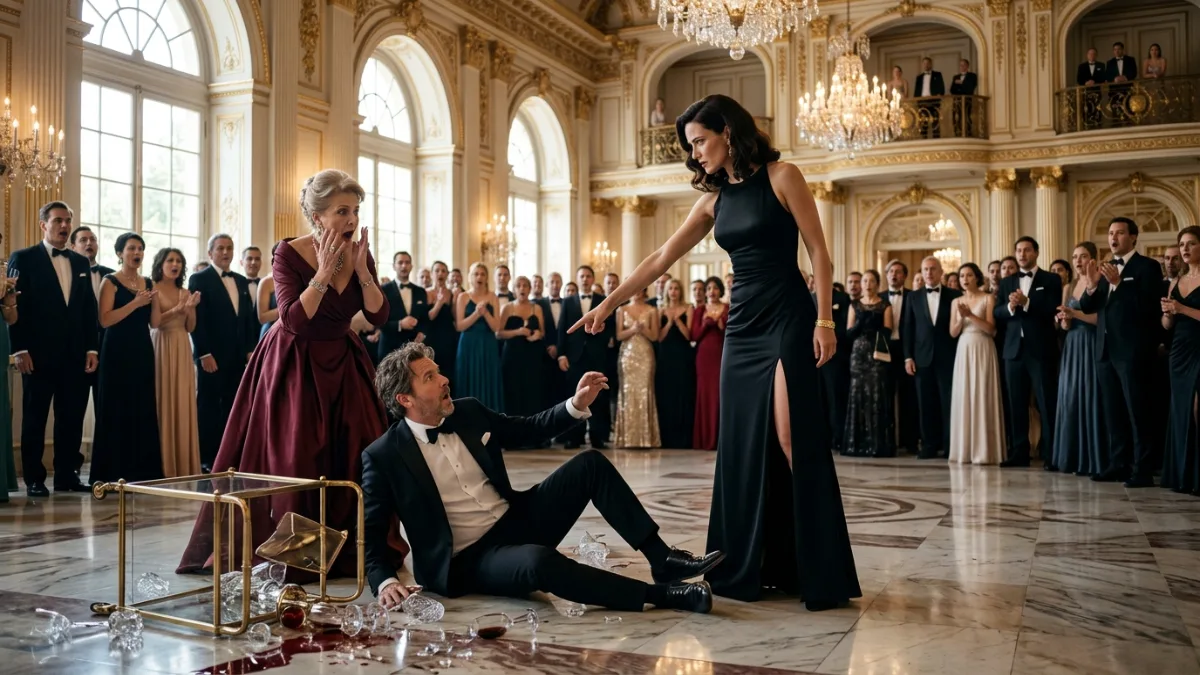 Arrogant Matriarch Slaps Heiress In Chandelier-Lit Ballroom