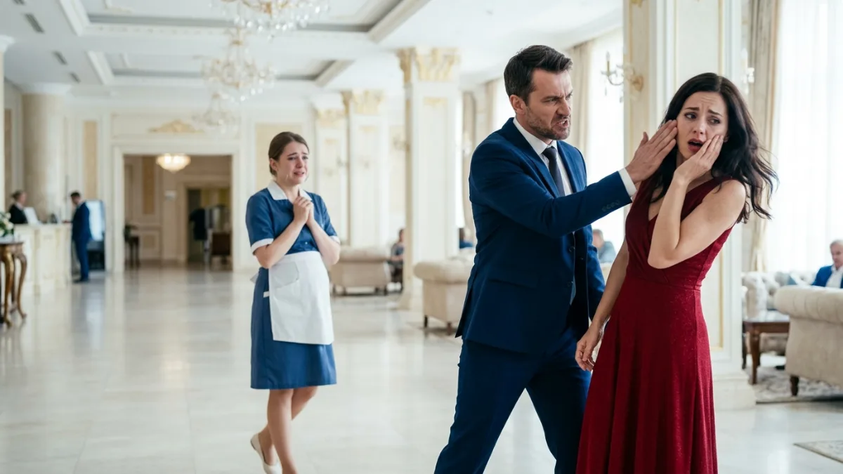 Billionaire Drops Everything When He Sees His Pregnant Ex-Wife Cleaning Hotel Floors
