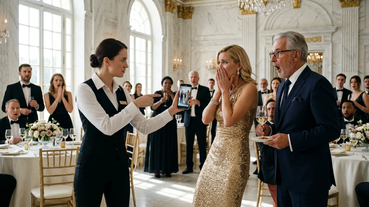 Brave Waitress Stops Wealthy Patriarch From Drinking Poisoned Wine