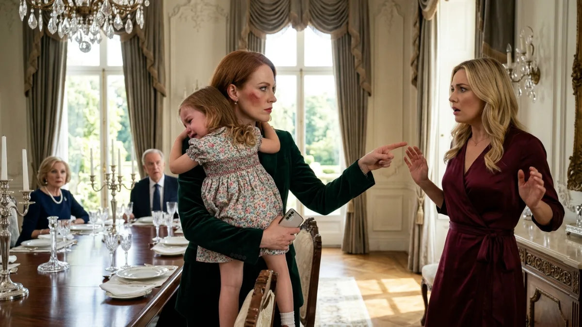 Cruel Heiress Slaps Sister-In-Law At High Society Dinner
