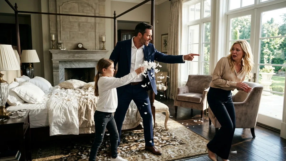 Father Catches Stepmother Harming Daughter In Bedroom