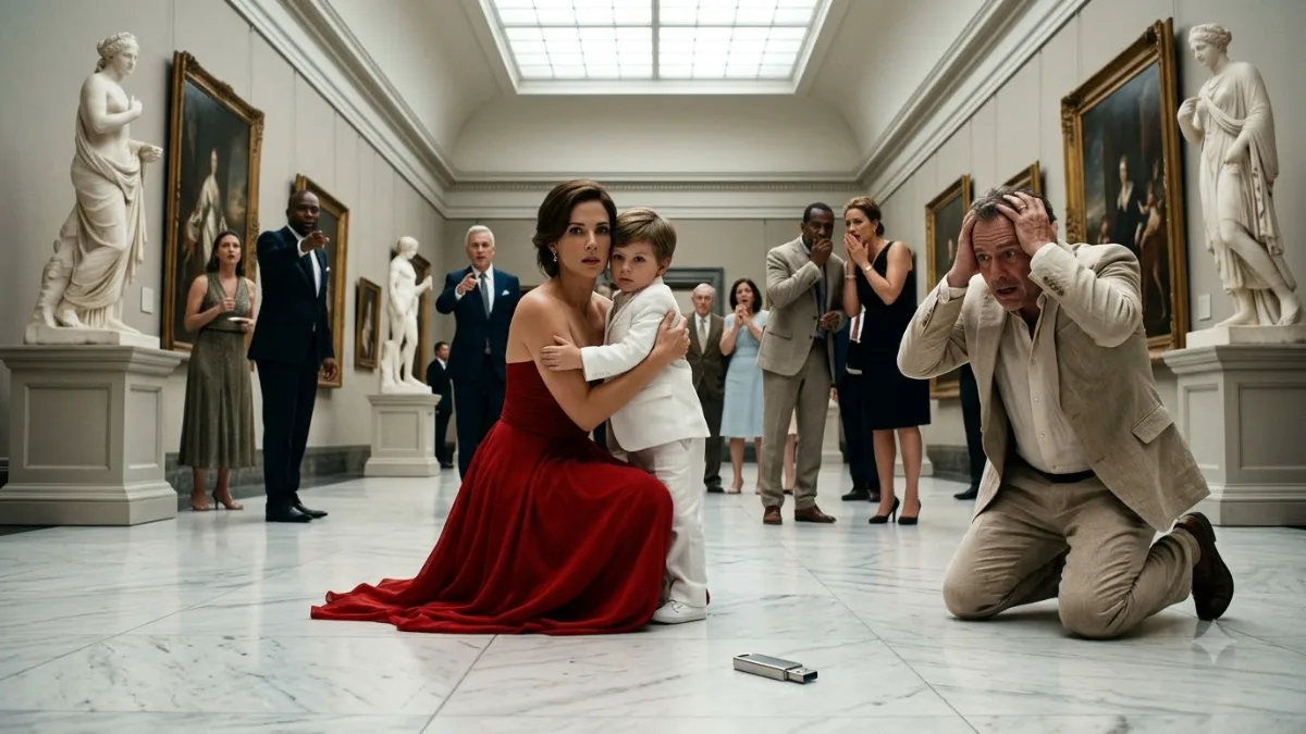 He Pushed Her Son At The Charity Gala Until The USB Dropped