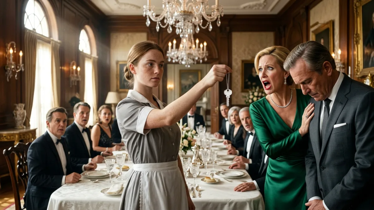 Her Stepmother Demanded Tea Until the Maid Pulled Out a Silver Key