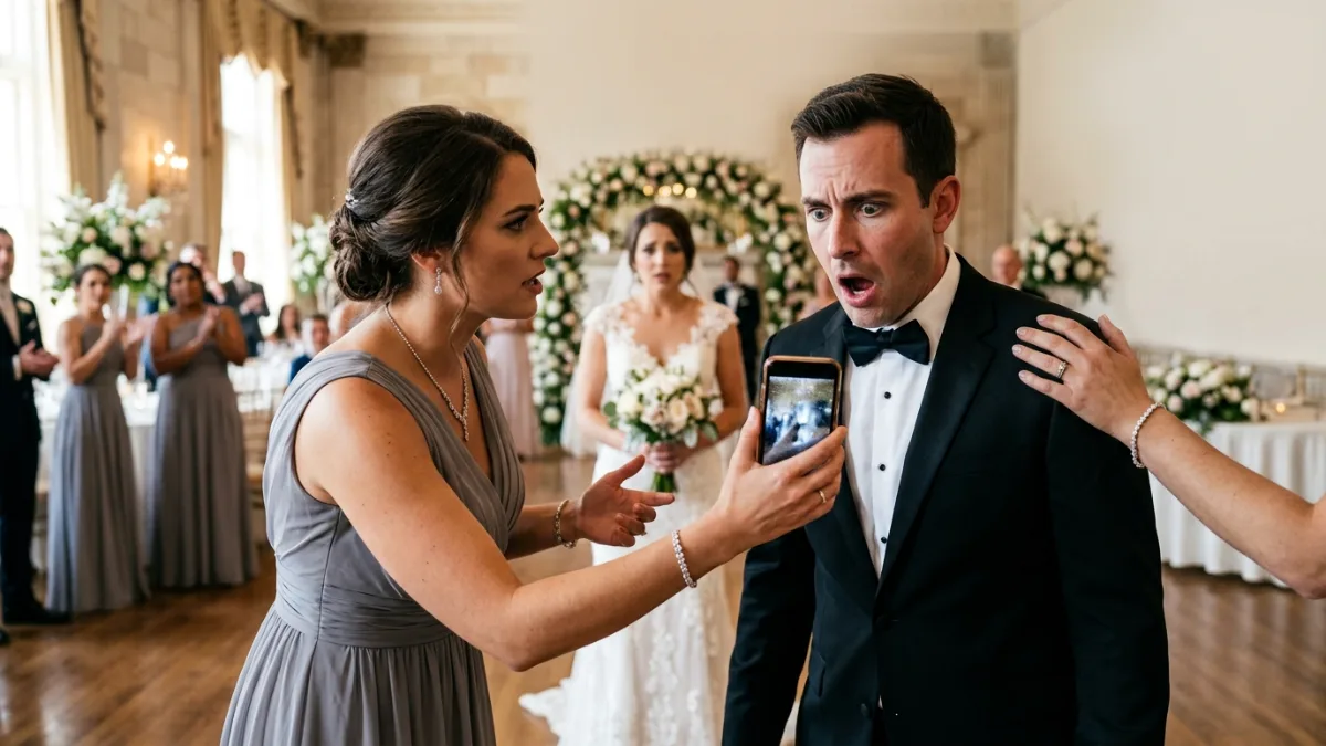 My Groom Tried To Drink His Toast Before My Bridesmaid Slapped It Away