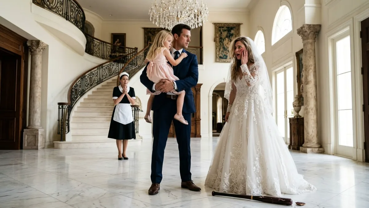 She Raised Her Bat At The Maid Until Her Groom Took Action