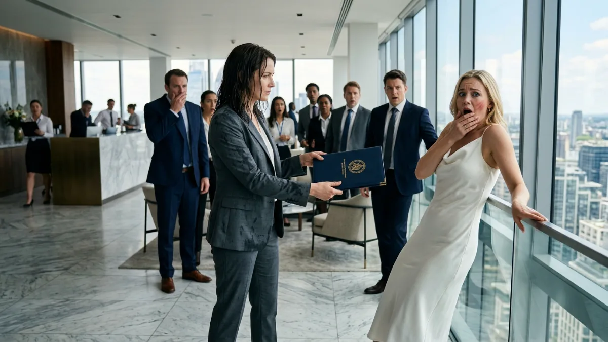 She Splashed Water On The Woman In Grey, Unaware She Held The Gold Seal