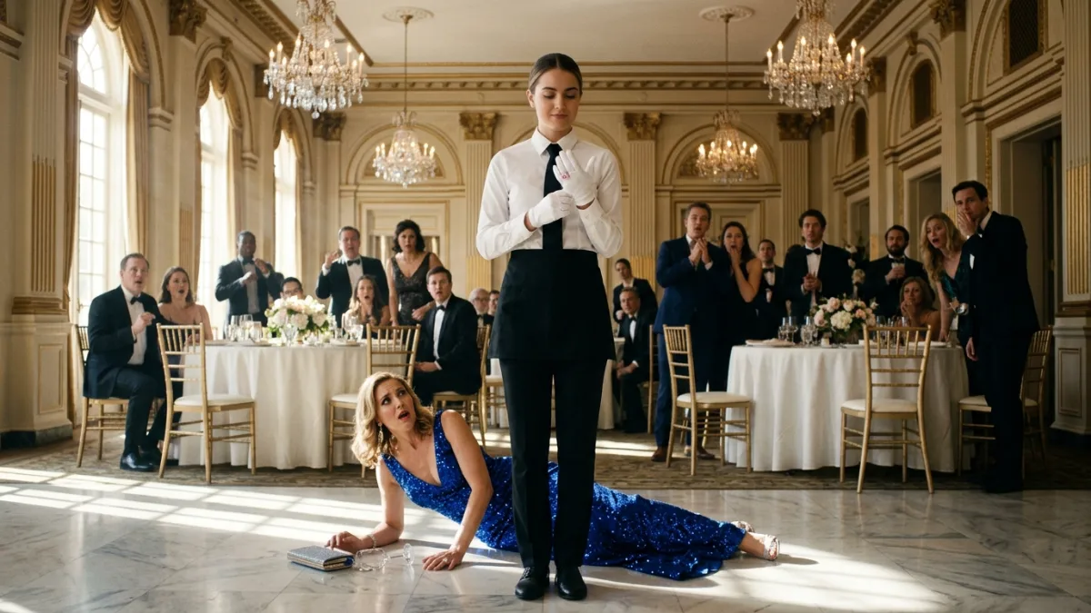 The Arrogant Heiress Slapped The Server Until She Noticed The Ring