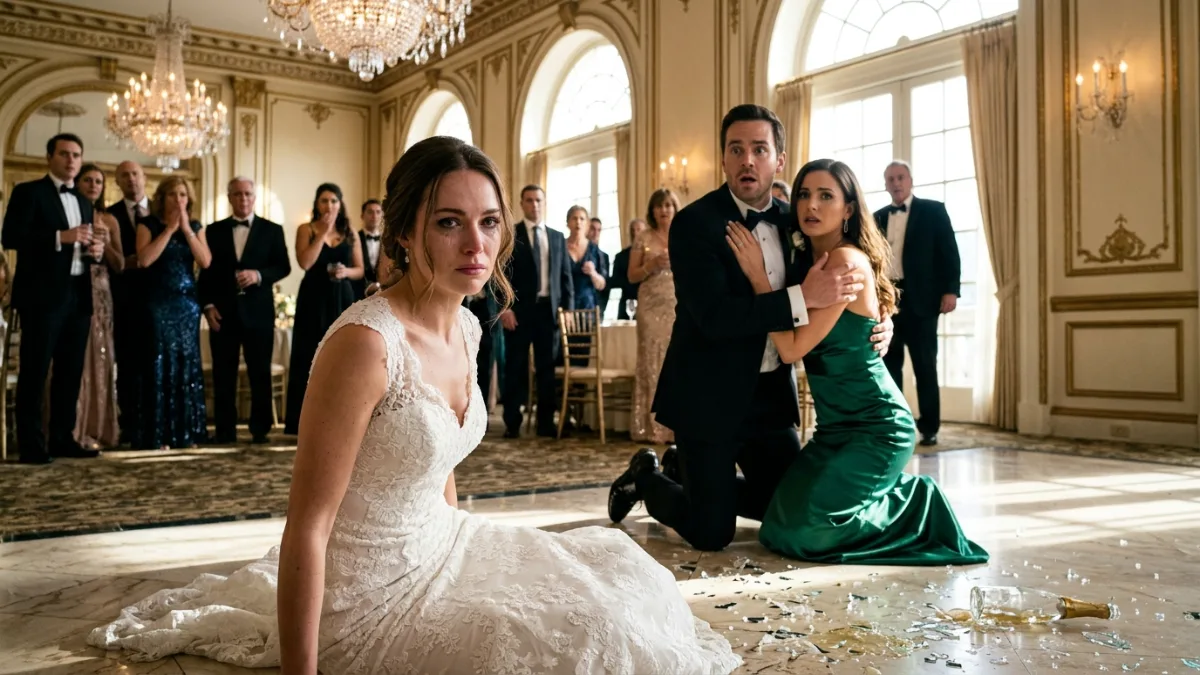 The Fallen Tower At The Wedding