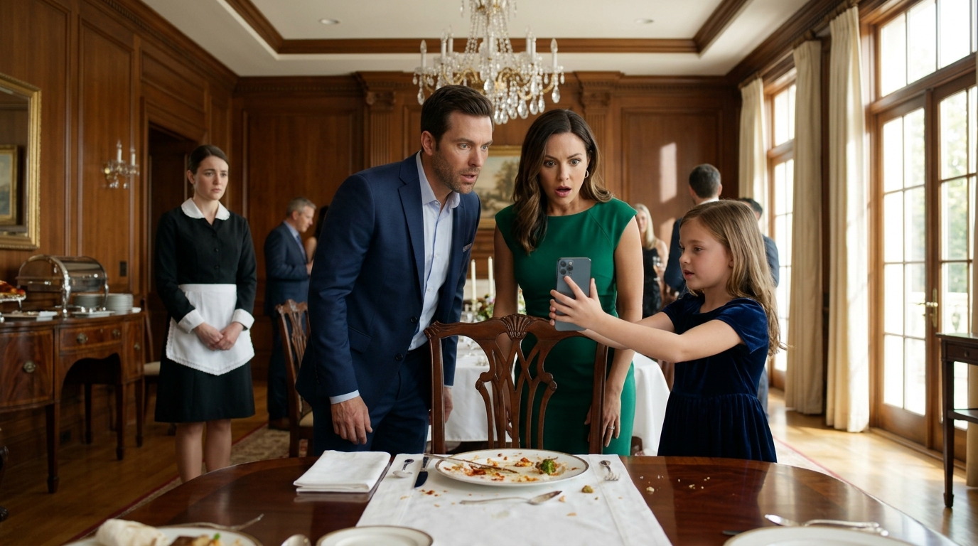 The Little Girl Who Stopped a Dinner Before It Was Too Late