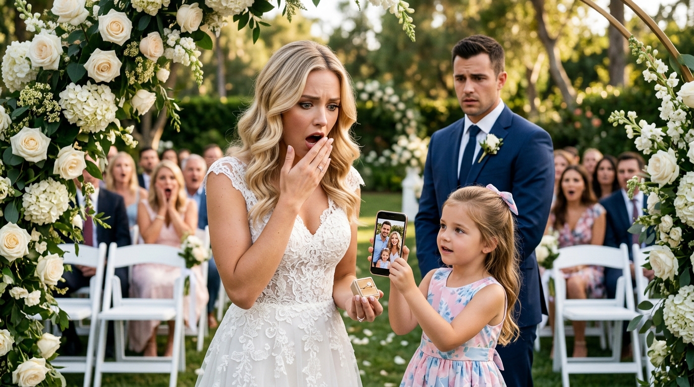 The Little Girl Who Stopped the Ring Ceremony With One Hidden Truth