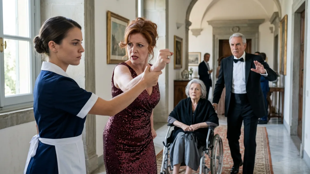 The Maid Who Blocked the Billionaire's Slap