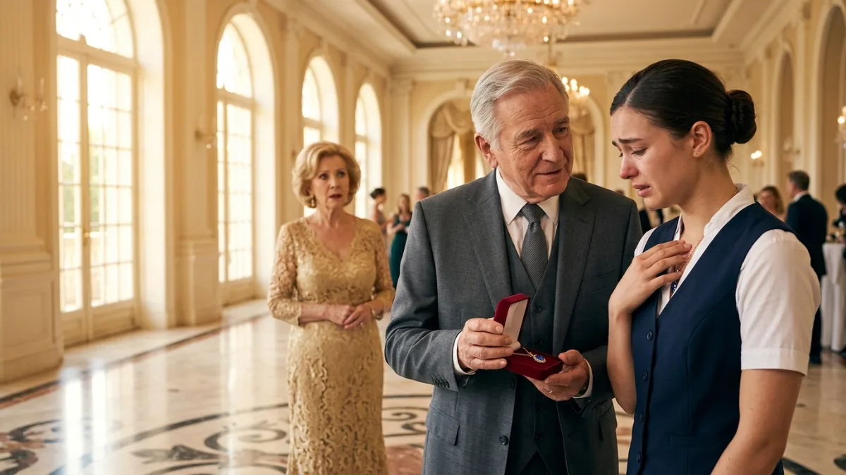The Maid Whose Pendant Held a Family Secret