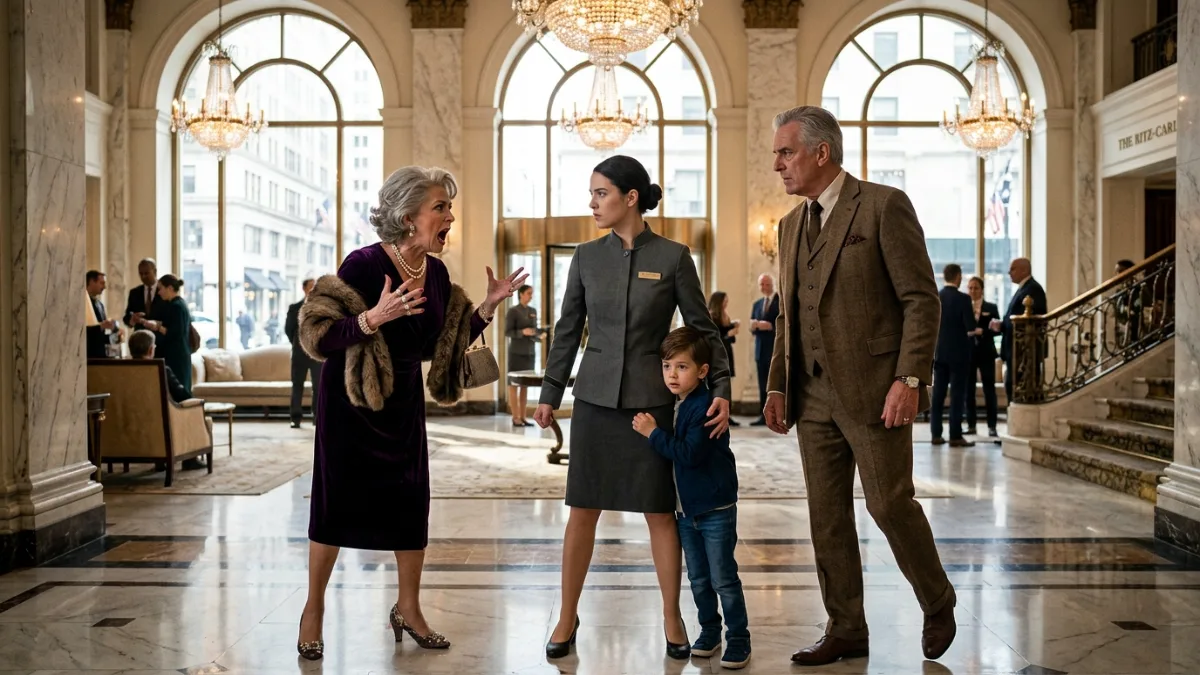 The Secret Heiress In The Hotel Foyer