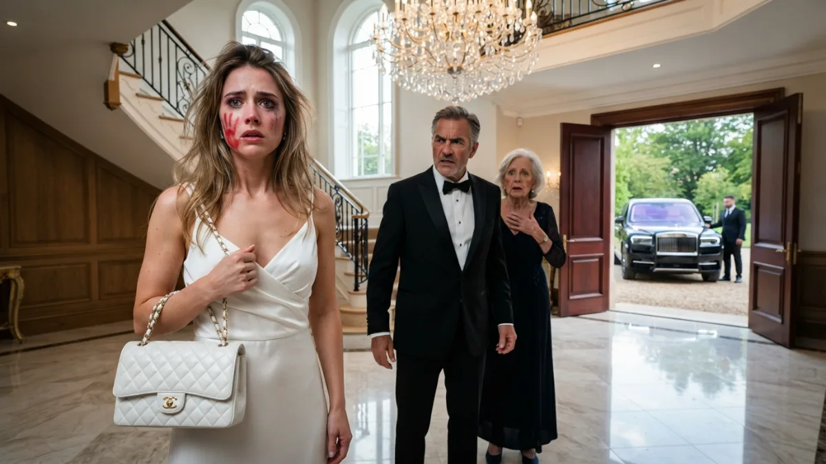 The Slap That Changed Everything Inside the Grand Mansion In the middle of a grand mansion, under a sparkling chandelier, one cruel moment changed everything.
