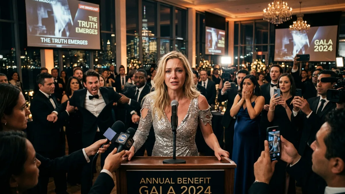 The Torn Dress At The City Gala
