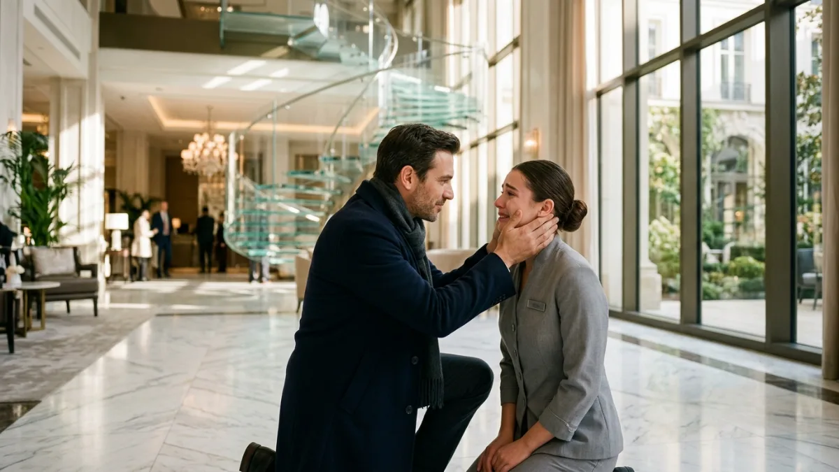 The Woman on the Marble Floor